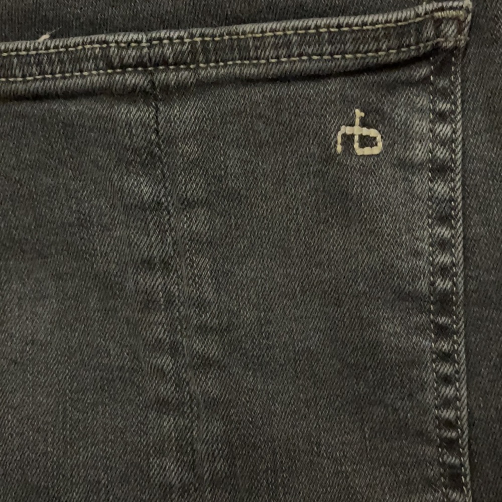 RAG N BONE Grayish black Nina high waisted JEANS/Minna color - Picture 10 of 13